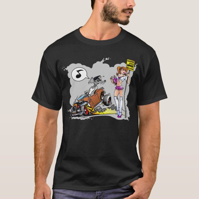 Ska bromsa för kjolT-tröja T-shirt (Framsida)