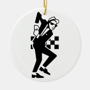 SKA Dancer Julgransprydnad Keramik