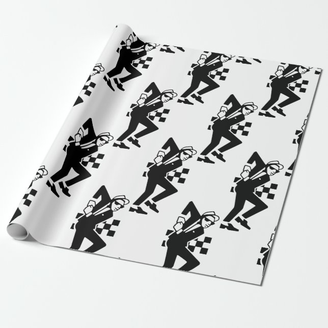 SKA Dancer Presentpapper (Utrullad)