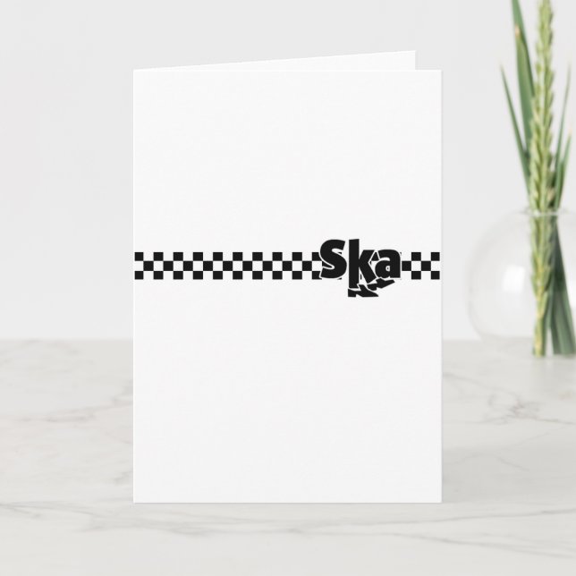 SKA Dancing Feet med Checkers Kort (Framsida)