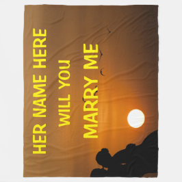 SKA DIG ATT GIFTA SIG MIG FLEECEFILT