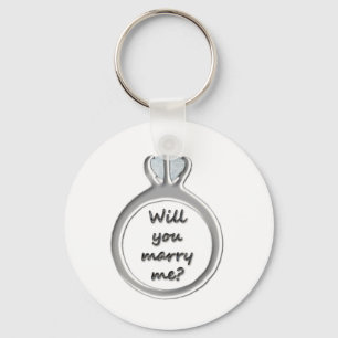 Ska dig att gifta sig mig? keychain nyckelring