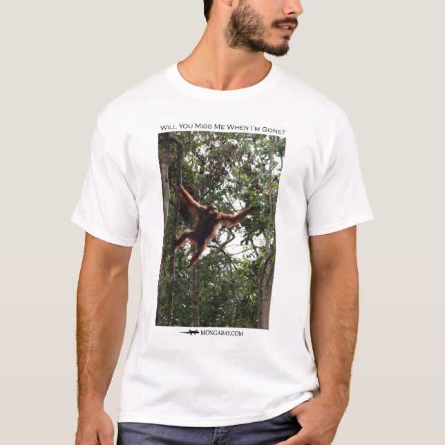 Ska dig miss mig?  Orangutan T-shirt (Framsida)