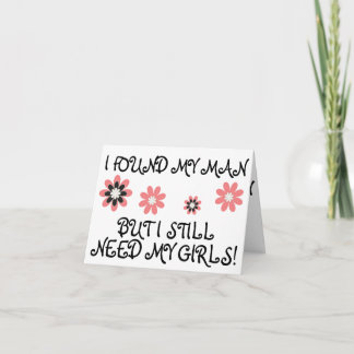 Ska dig var min brudtärna? (blommor) inbjudan