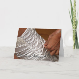 Ska dig var min brudtärna? inbjudan