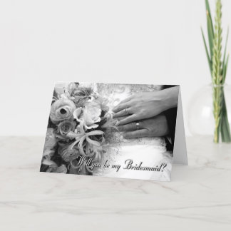 Ska dig var min brudtärna inbjudan