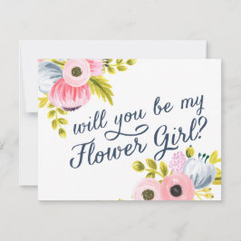 SKA DIG VAR MIN BRUDTÄRNA? räcka det målade kortet Inbjudningar