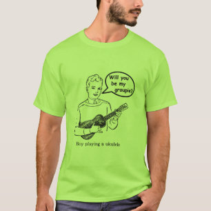 Ska dig var min groupie? (Ukulele) T-shirt
