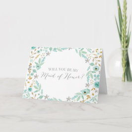 Ska dig var min maid of honor? inbjudan