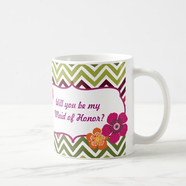 Ska dig var min maid of honormugg kaffemugg (Höger)