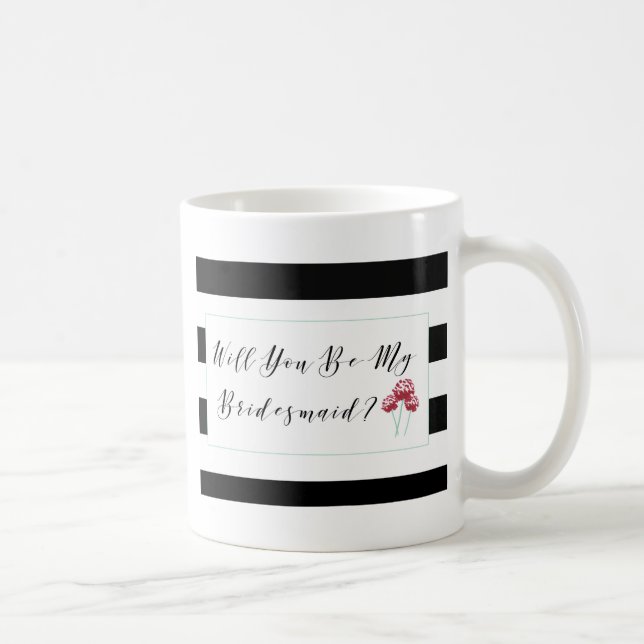 Ska dig var mitt brudtärnaförslag kaffemugg (Höger)