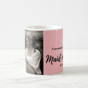 Ska dig var mitt gulliga rodna foto för maid of kaffemugg