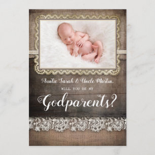 Ska dig var mitt kort för Godparentsförslagfotoet