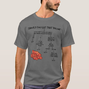Ska du äta Bacon Funny Bacon Älskare Gift? T Shirt