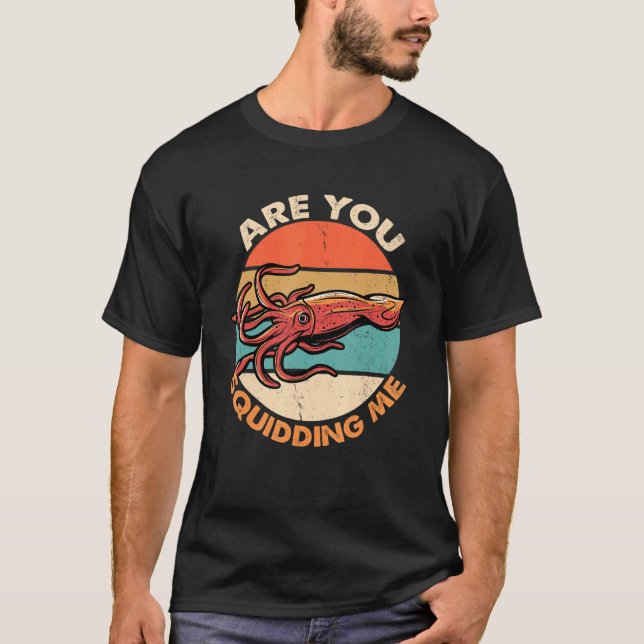 Ska du blunda för Octopus marina biologi? T Shirt (Framsida)
