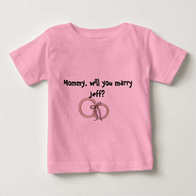 Ska du gifta dig med honom? tee (Framsida)