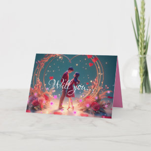 Ska du gifta mig? Bröllop Frieri Personlig Kort