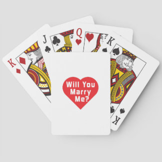 Ska du gifta mig? Frieri Casinokort