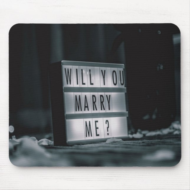 Ska du gifta mig? Giftermål Frieri Romantic Musmatta (Framsidan)