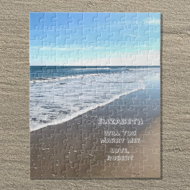 Ska du gifta mig med Beach Frieri Puzzle? Pussel (Skapare uppladdad)