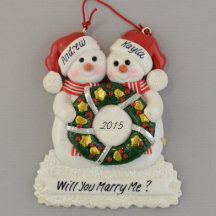 Ska du gifta mig? Personlig för ornament