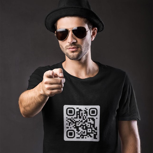 Ska du gifta mig? QR-kod Frieri T-Shirt (Skapare uppladdad)