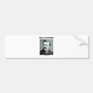Ska för att driva (Friedrich Nietzsche) Bildekal