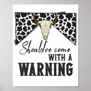 Ska ha kom med en varning poster