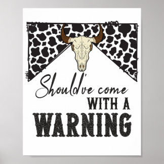 Ska ha kom med en varning poster