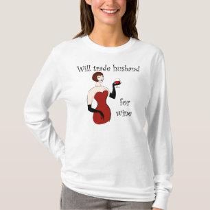 Ska handelmake för vin t shirt
