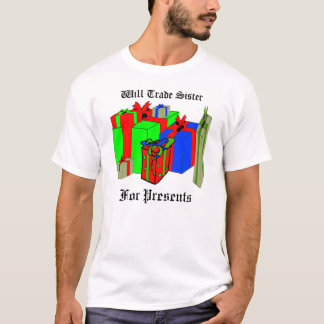 Ska handelsyster för presenter. Skräddarsy mig! T-shirt