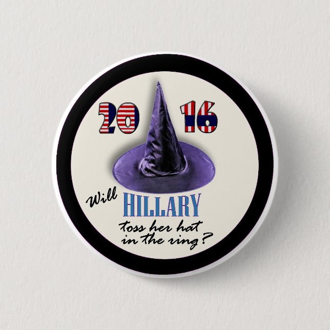 Ska Hillary inkörd 2016? Knapp (Framsida)