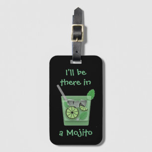 "Ska jag är där i en Mojito ", Bagagebricka