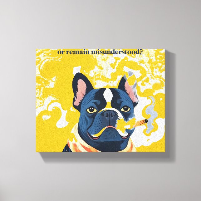 Ska jag förklara mig själv? canvastryck (Framsida)