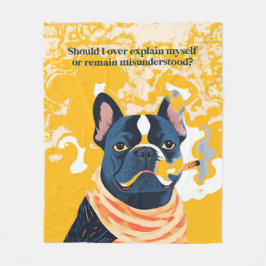 Ska jag förklara mig själv? fleecefilt