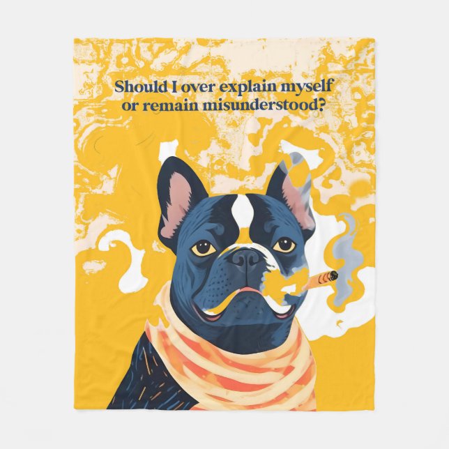 Ska jag förklara mig själv? fleecefilt (Framsidan)