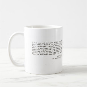 "ska jag inte väntan ", kaffemugg
