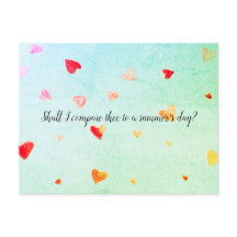 Ska jag jämföra dig med en sommardag? Sonett 18