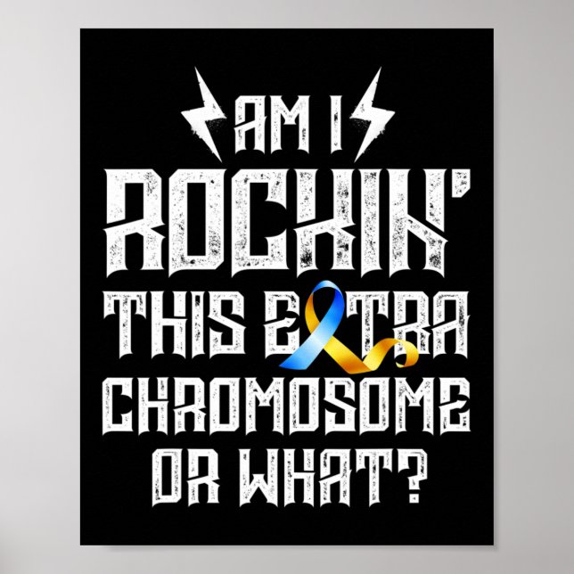 Ska jag rocka den här extra kromosomen eller vad n poster (Framsidan)