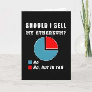 Ska jag sälja min Etherum piechart-krypto Kort