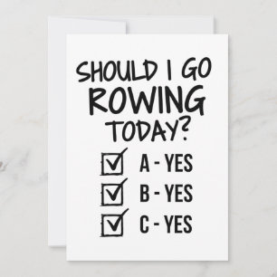 Ska jag spela rowing idag? kort
