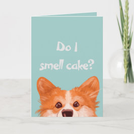 Ska jag ta Cacute Corgi Birthday? Kort