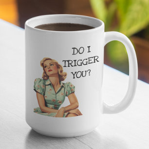 Ska jag utlösa dig från Retro Housefru? Kaffemugg