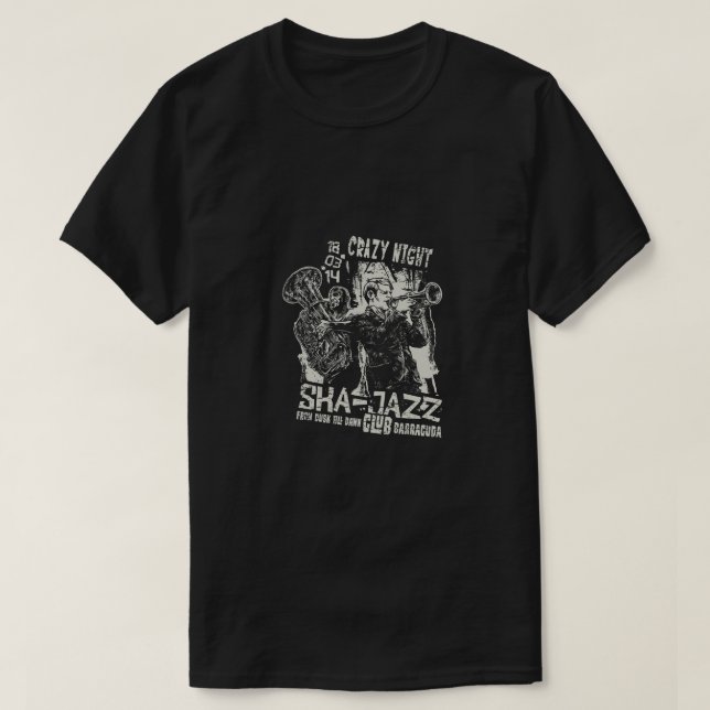 Ska-Jazz Klubb Crazy Night T Shirt (Design framsida)