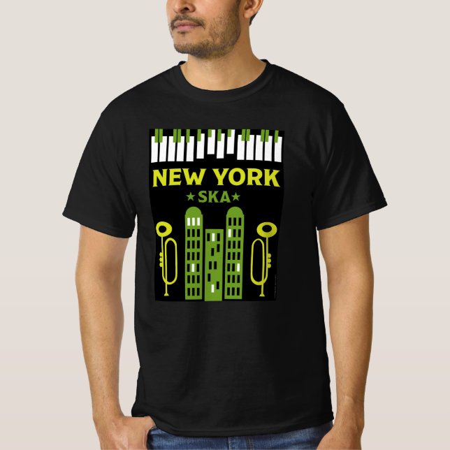Ska Jazz Music T Shirt (Framsida)