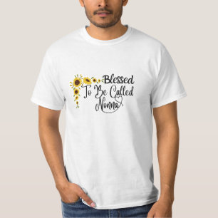 Ska kallas Nonna Mamma Day Solros T Shirt