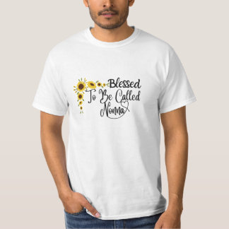 Ska kallas Nonna Mamma Day Solros T Shirt