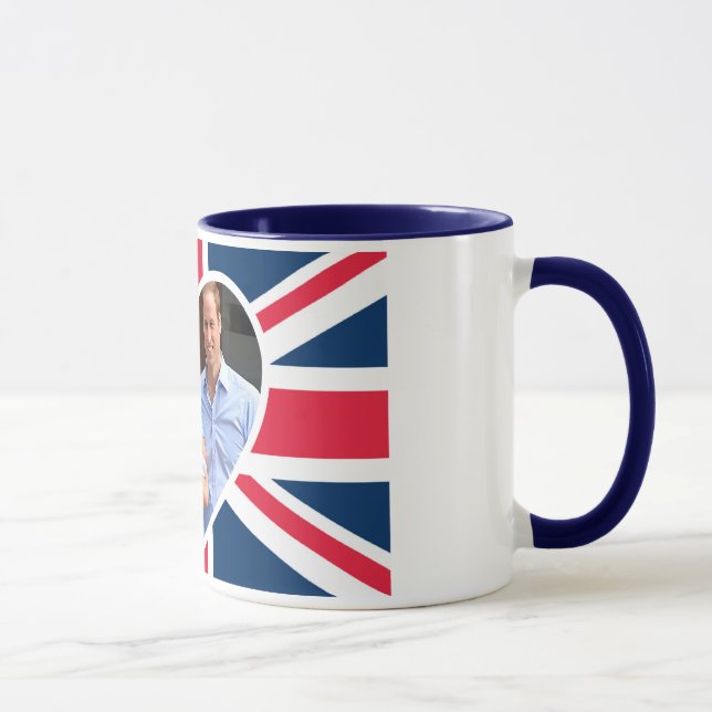 Ska Kate, Prince George - brittisk flagga Mugg (Höger)