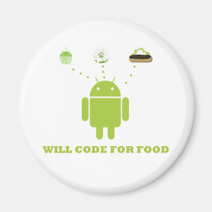 Ska kodifiera för mat (Androidsoftwarebärare) Magnet