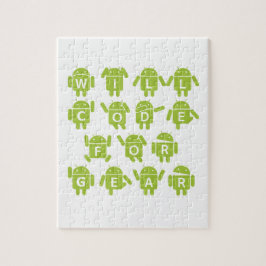 Ska kodifiera för utrustar (Bugdroid Pussel